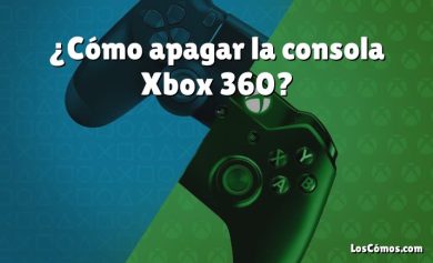 ¿Cómo apagar la consola Xbox 360?