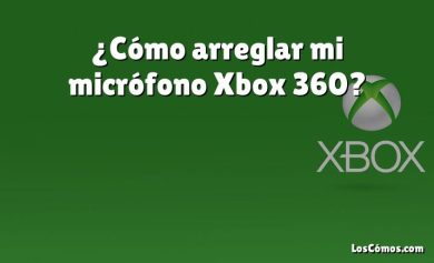 ¿Cómo arreglar mi micrófono Xbox 360?