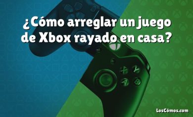 ¿Cómo arreglar un juego de Xbox rayado en casa?