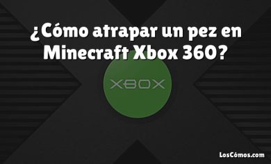 ¿Cómo atrapar un pez en Minecraft Xbox 360?