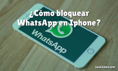 ¿Cómo bloquear WhatsApp en Iphone?