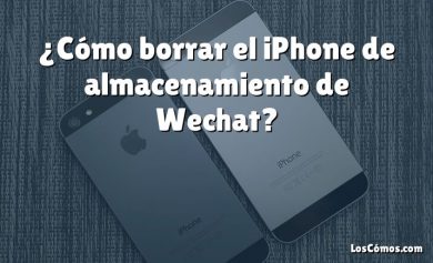 ¿Cómo borrar el iPhone de almacenamiento de Wechat?