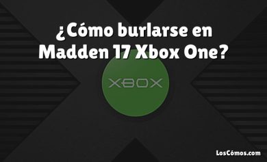 ¿Cómo burlarse en Madden 17 Xbox One?