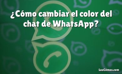 ¿Cómo cambiar el color del chat de WhatsApp?