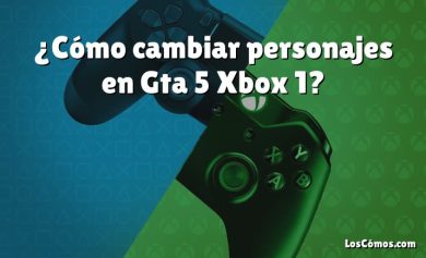 ¿Cómo cambiar personajes en Gta 5 Xbox 1?