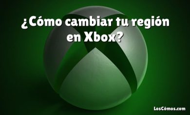 ¿Cómo cambiar tu región en Xbox?