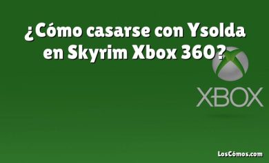 ¿Cómo casarse con Ysolda en Skyrim Xbox 360?