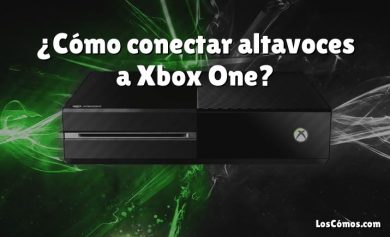 ¿Cómo conectar altavoces a Xbox One?