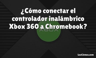 ¿Cómo conectar el controlador inalámbrico Xbox 360 a Chromebook?