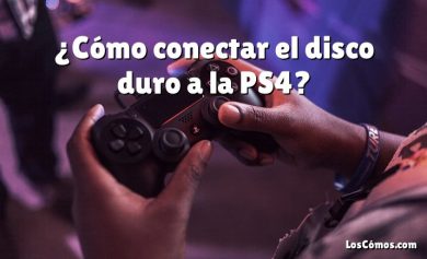 ¿Cómo conectar el disco duro a la PS4?