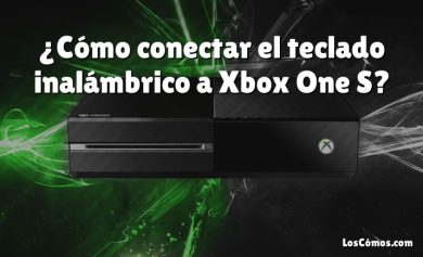 ¿Cómo conectar el teclado inalámbrico a Xbox One S?