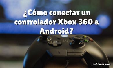 ¿Cómo conectar un controlador Xbox 360 a Android?