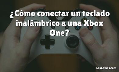 ¿Cómo conectar un teclado inalámbrico a una Xbox One?