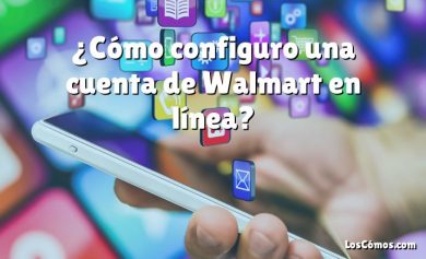 ¿Cómo configuro una cuenta de Walmart en línea?