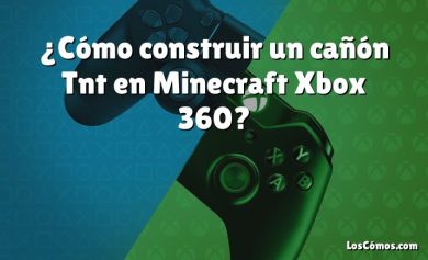 ¿Cómo construir un cañón Tnt en Minecraft Xbox 360?