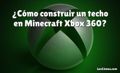 ¿Cómo construir un techo en Minecraft Xbox 360?