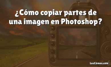 ¿Cómo copiar partes de una imagen en Photoshop?