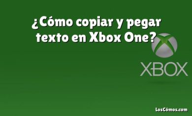 ¿Cómo copiar y pegar texto en Xbox One?