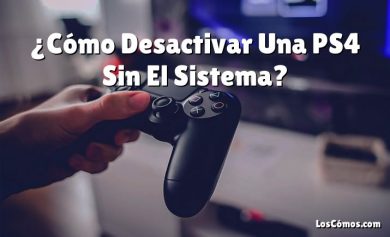 ¿Cómo Desactivar Una PS4 Sin El Sistema?