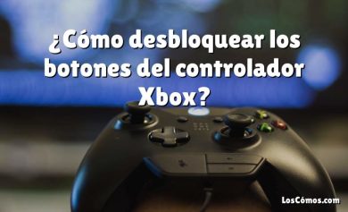 ¿Cómo desbloquear los botones del controlador Xbox?