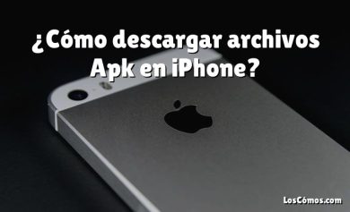 ¿Cómo descargar archivos Apk en iPhone?