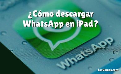 ¿Cómo descargar WhatsApp en iPad?
