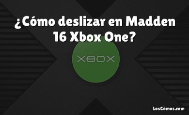 ¿Cómo deslizar en Madden 16 Xbox One?