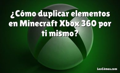 ¿Cómo duplicar elementos en Minecraft Xbox 360 por ti mismo?