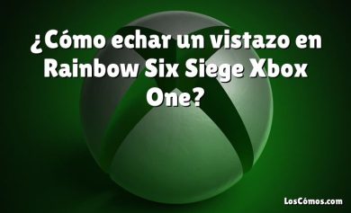 ¿Cómo echar un vistazo en Rainbow Six Siege Xbox One?