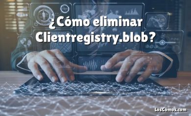 ¿Cómo eliminar Clientregistry.blob?