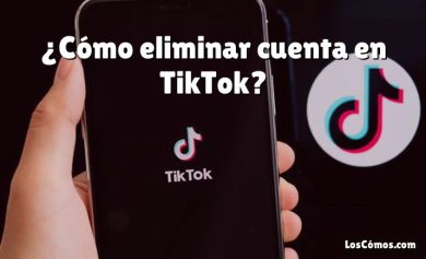 ¿Cómo eliminar cuenta en TikTok?
