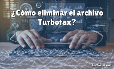 ¿Cómo eliminar el archivo Turbotax?