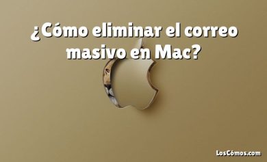 ¿Cómo eliminar el correo masivo en Mac?