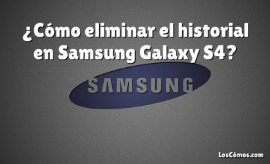 ¿Cómo eliminar el historial en Samsung Galaxy S4?