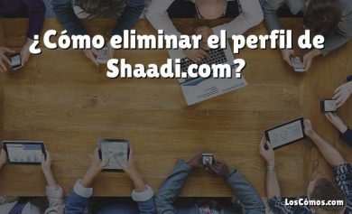 ¿Cómo eliminar el perfil de Shaadi.com?