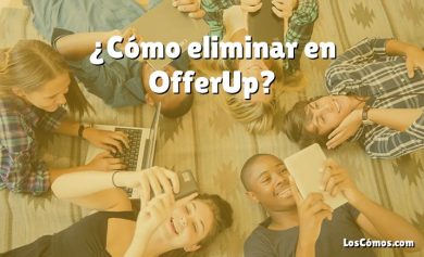 ¿Cómo eliminar en OfferUp?