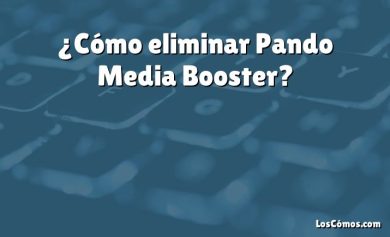 ¿Cómo eliminar Pando Media Booster?