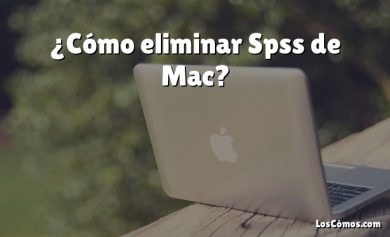 ¿Cómo eliminar Spss de Mac?