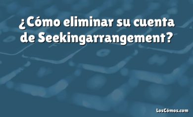 ¿Cómo eliminar su cuenta de Seekingarrangement?