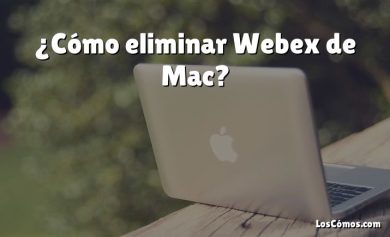 ¿Cómo eliminar Webex de Mac?