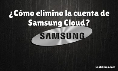 ¿Cómo elimino la cuenta de Samsung Cloud?