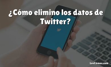 ¿Cómo elimino los datos de Twitter?