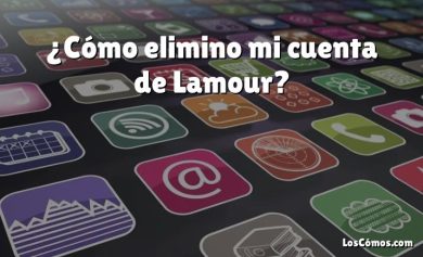 ¿Cómo elimino mi cuenta de Lamour?