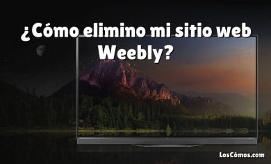 ¿Cómo elimino mi sitio web Weebly?