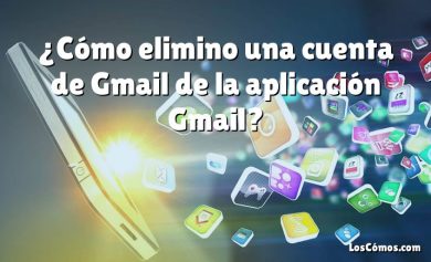 ¿Cómo elimino una cuenta de Gmail de la aplicación Gmail?