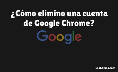 ¿Cómo elimino una cuenta de Google Chrome?