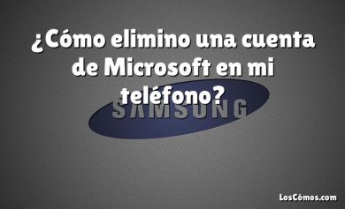 ¿Cómo elimino una cuenta de Microsoft en mi teléfono?