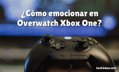 ¿Cómo emocionar en Overwatch Xbox One?