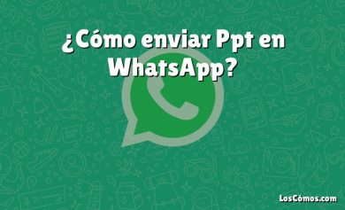 ¿Cómo enviar Ppt en WhatsApp?