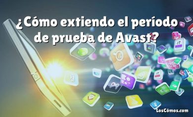 ¿Cómo extiendo el período de prueba de Avast?